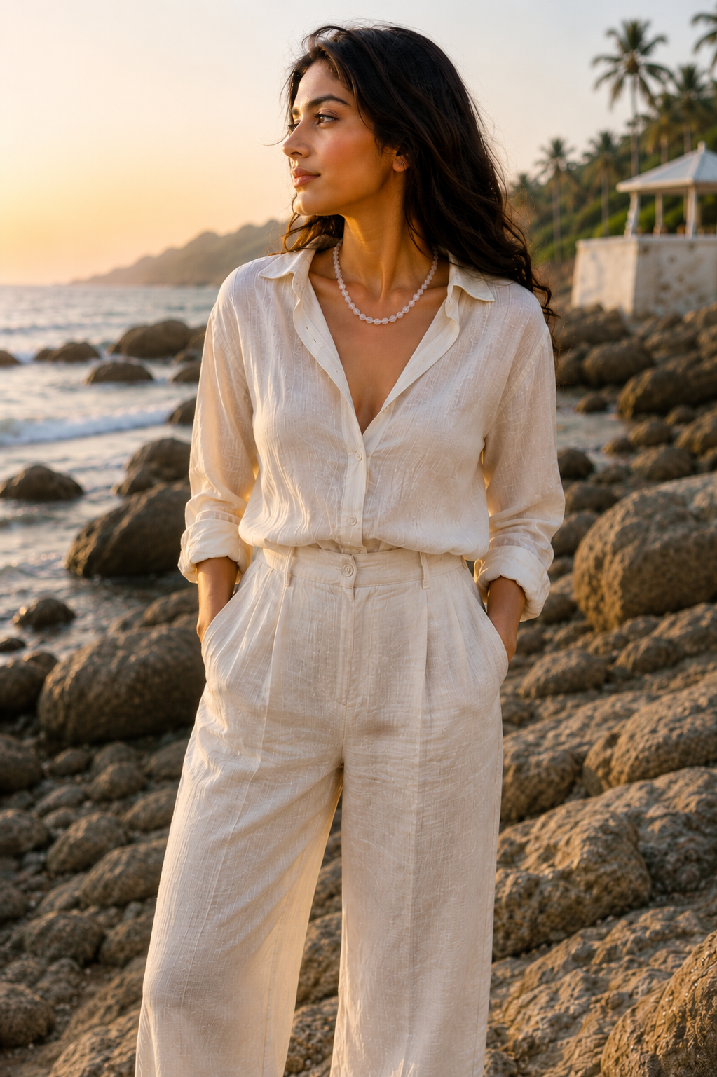 Selenite Beads Necklace