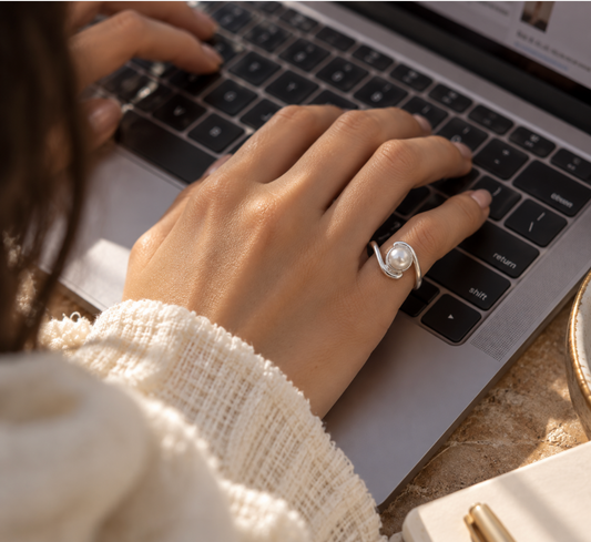 Drishti Pearl Ring