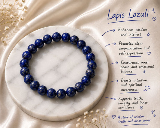 Lapis Beads Bracelet
